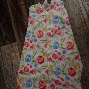 Halo Sleep sack back is best, flowers. Size M